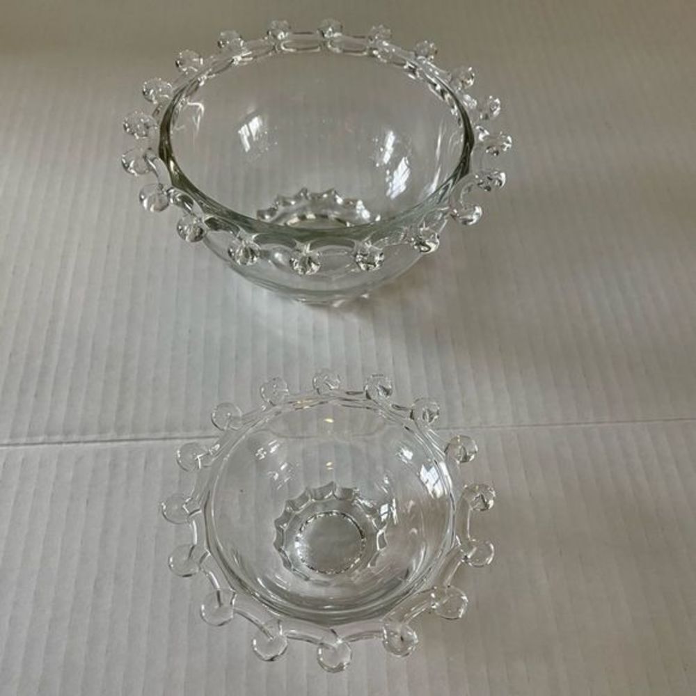 LARIAT by Hersey blown loop glass bowls